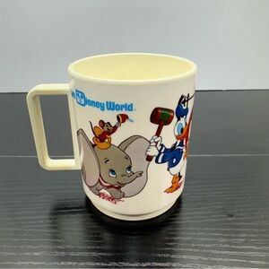 Walt Disney World Deka Mickey‎ Mouse Club Plastic Cup Mug